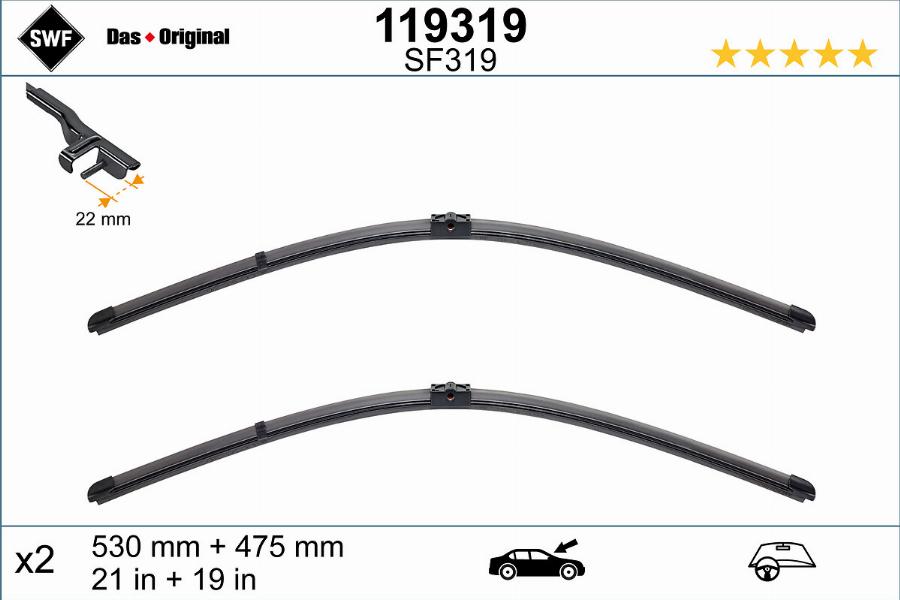 SWF 119319 - Wiper Blade parts5.com