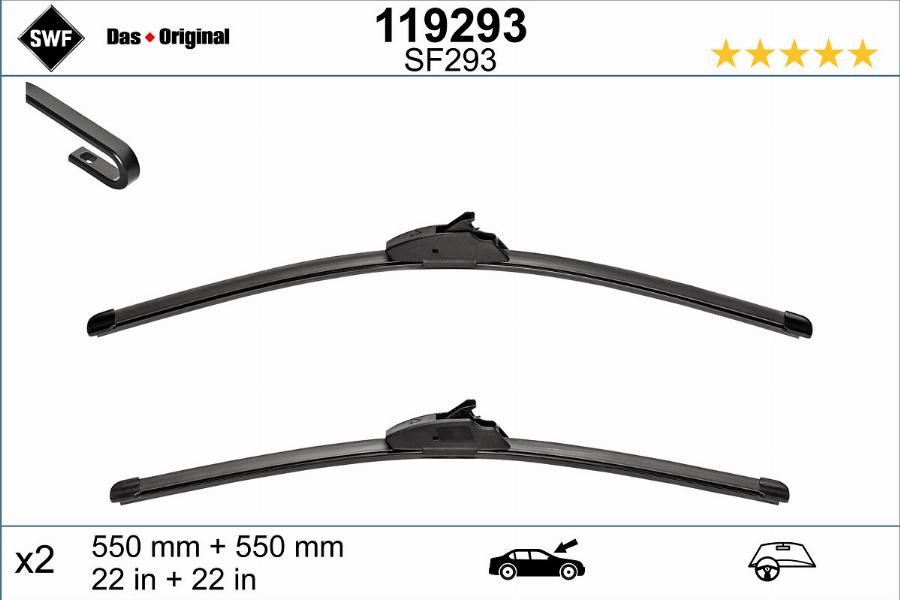 SWF 119293 - Wiper Blade parts5.com