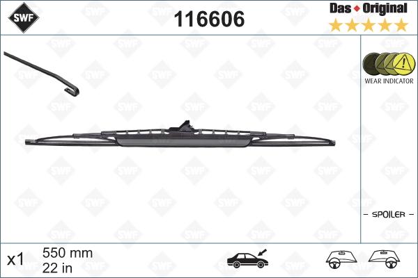 SWF 116606 - Törlőlapát parts5.com