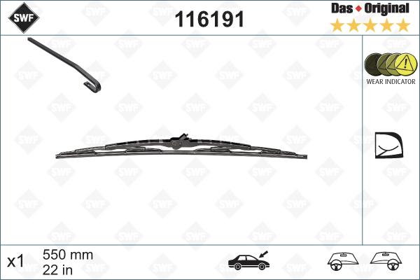 SWF 116191 - Wiper Blade parts5.com