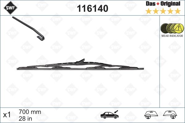 SWF 116140 - Klaasipuhastaja kumm parts5.com