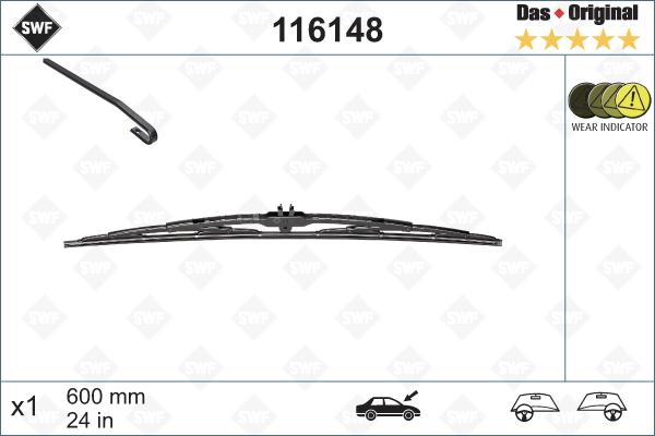 SWF 116148 - Silecek süpürgesi parts5.com