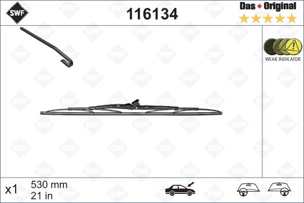 SWF 116134 - Balai d'essuie-glace parts5.com