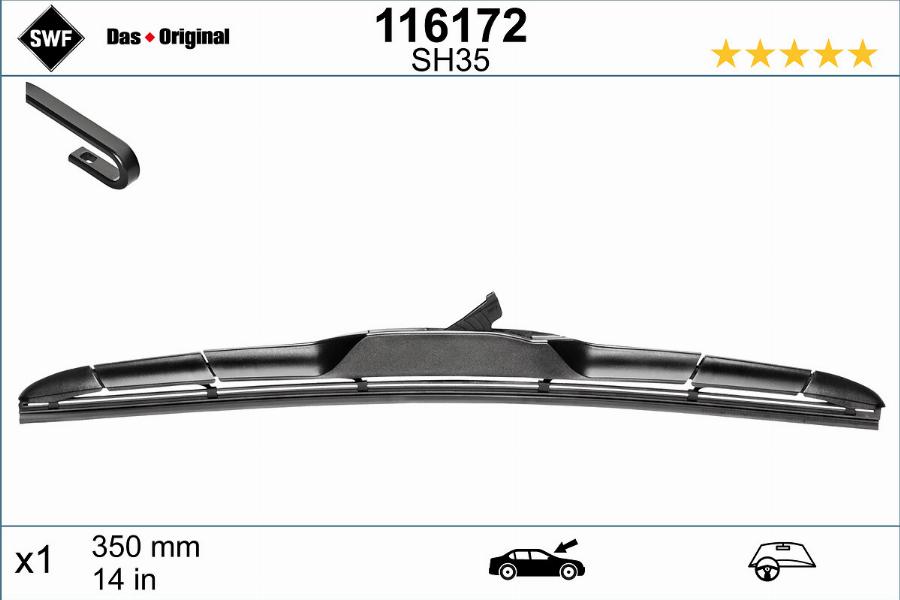 SWF 116172 - Wiper Blade parts5.com