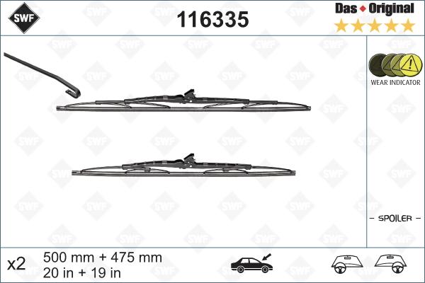 SWF 116335 - Pyyhkijänsulka parts5.com