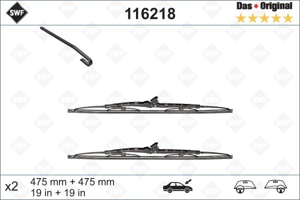 SWF 116218 - Törlőlapát parts5.com