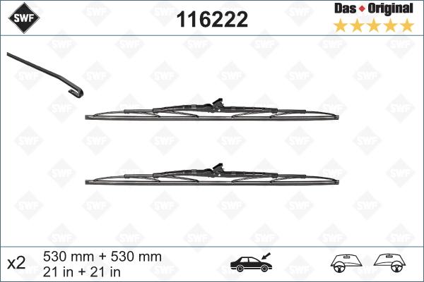 SWF 116222 - Törlőlapát parts5.com