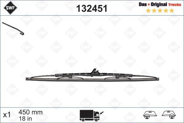 SWF 132451 - Metlica brisača parts5.com