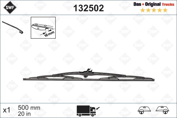 SWF 132502 - Lamela stergator parts5.com