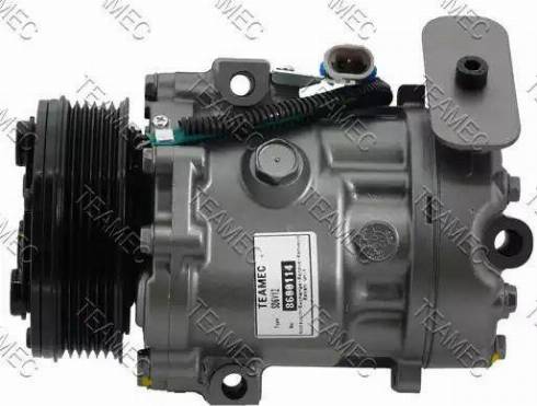 Teamec 8600114 - Compresor, climatizare parts5.com