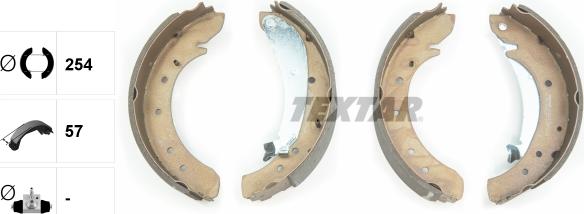 Textar 91049600 - Brake Shoe Set parts5.com