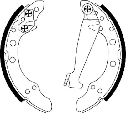 Textar 91044700 - Set saboti frana parts5.com