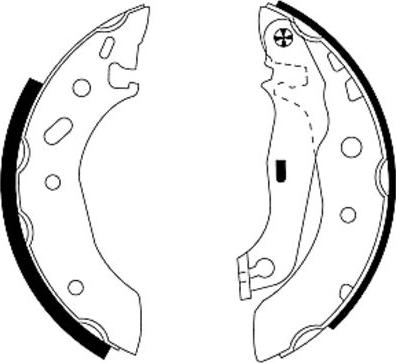 Textar 91048800 - Brake Shoe Set parts5.com