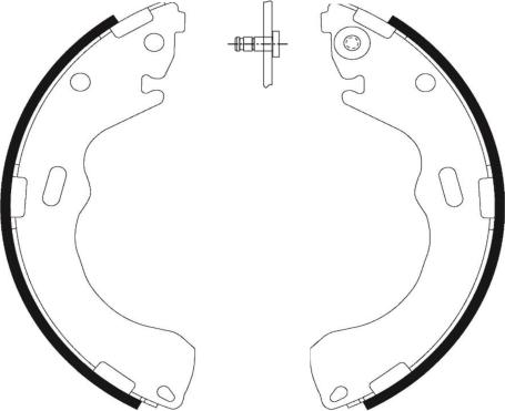 Textar 91055500 - Set saboti frana parts5.com