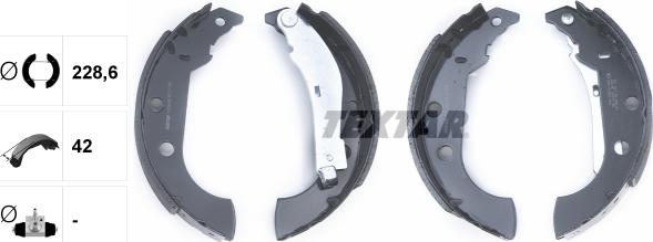 Textar 91056600 - Jarrukenkäsarja parts5.com