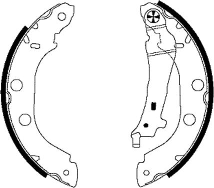 Textar 91052700 - Set saboti frana parts5.com