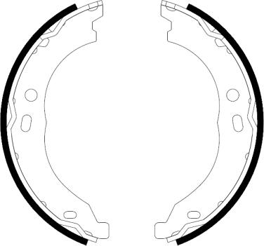 Textar 91066700 - Bremsbackensatz, Feststellbremse parts5.com