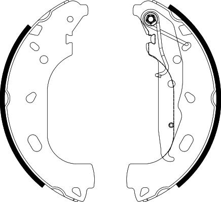 Textar 91060101 - Brake Shoe Set parts5.com