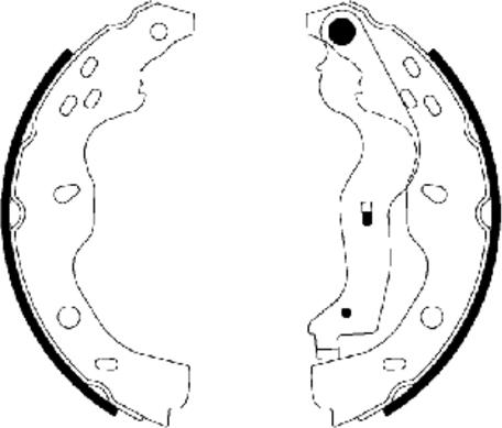 Textar 91067500 - Set saboti frana parts5.com