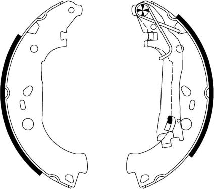 Textar 91067600 - Set saboti frana parts5.com