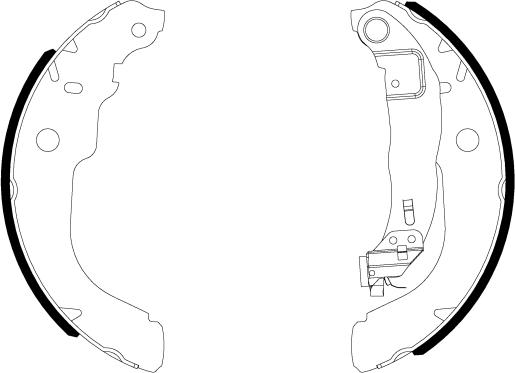 Textar 91084300 - Juego de zapatas de frenos parts5.com