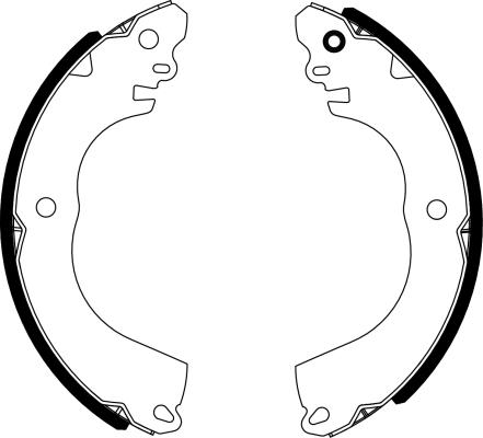 Textar 91081900 - Brake Shoe Set parts5.com