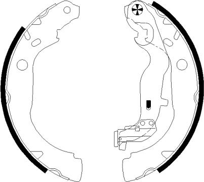 Textar 91082900 - Set saboti frana parts5.com