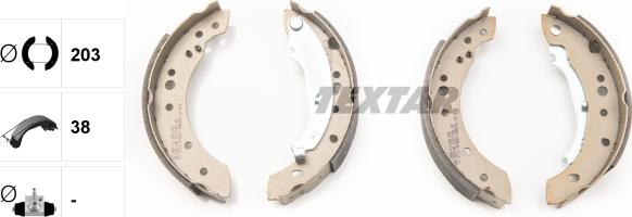 Textar 91071400 - Komplet kočnih čeljusti parts5.com