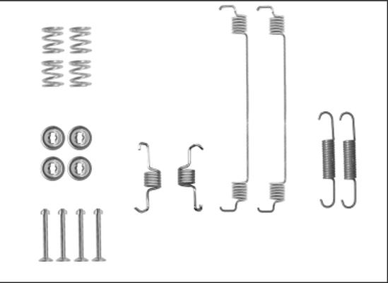 Textar 97041600 - Kompletni pribor, zavorna celjust parts5.com