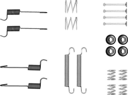 Textar 97048200 - Accessory Kit, parking brake shoes parts5.com