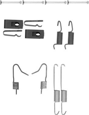 Textar 97036900 - Set accesorii, saboti frana parcare parts5.com