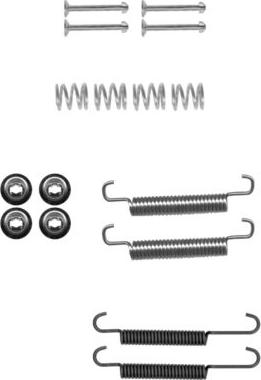 Textar 97036600 - Set accesorii, saboti frana parcare parts5.com