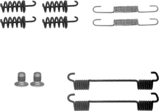 Textar 97038300 - Lisakomplekt, seisupiduriklotsid parts5.com