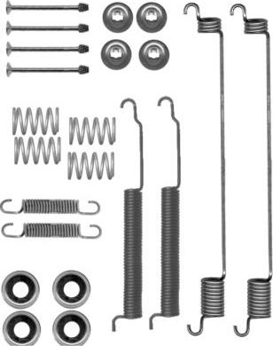 Textar 97033000 - Accessory Kit, brake shoes parts5.com