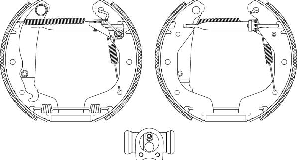 Textar 84044900 - Set saboti frana parts5.com