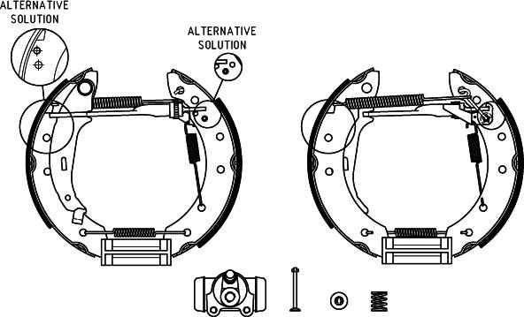 Textar 84048002 - Σετ σιαγόνων φρένων parts5.com