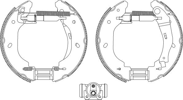 Textar 84059100 - Brake Shoe Set parts5.com