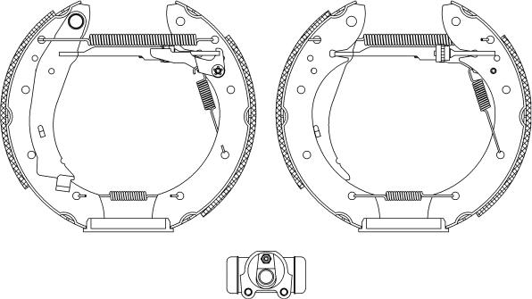 Textar 84053901 - Set saboti frana parts5.com