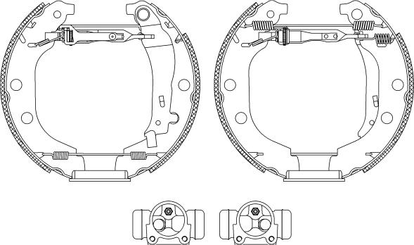 Textar 84052600 - Brake Shoe Set parts5.com