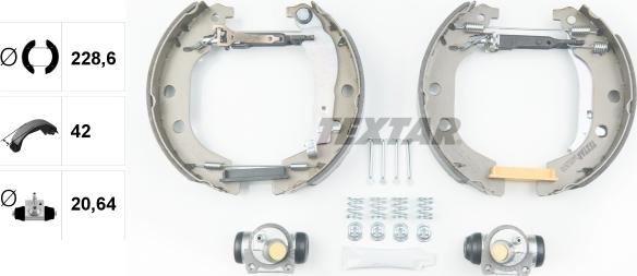 Textar 84052600 - Brake Shoe Set parts5.com