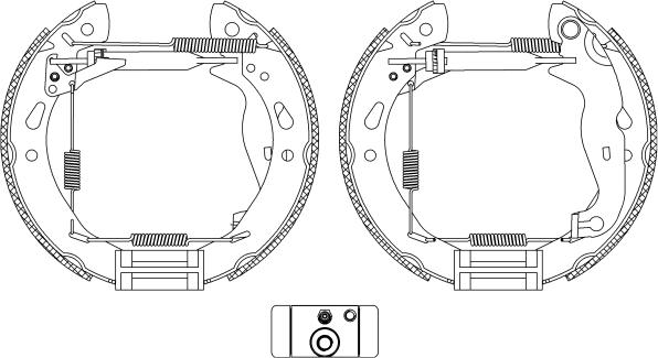 Textar 84069200 - Brake Shoe Set parts5.com