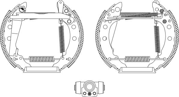 Textar 84018202 - Juego de zapatas de frenos parts5.com