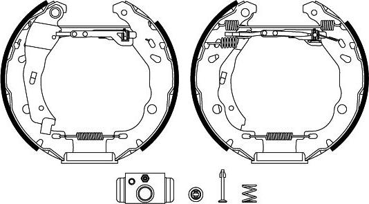 Textar 84083200 - Brake Shoe Set parts5.com