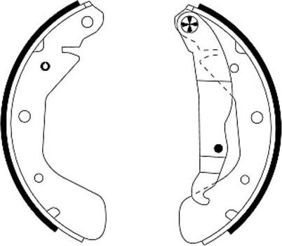 Textar 91044800 - Set saboti frana parts5.com