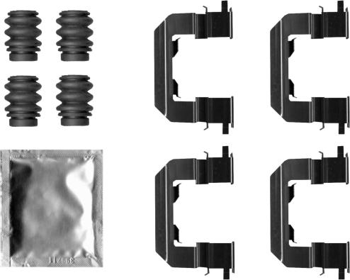 Textar 82549500 - Kit d'accessoires, plaquette de frein à disque parts5.com