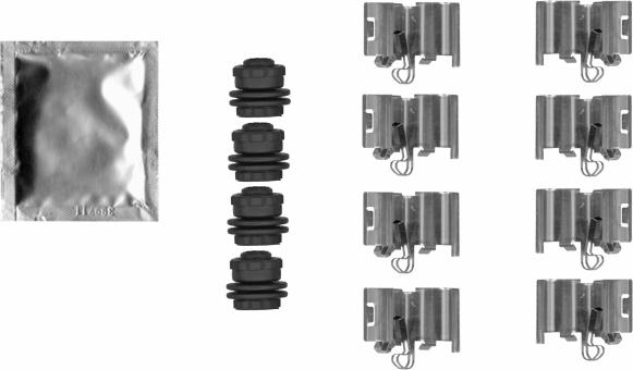 Textar 82549600 - Accessory Kit for disc brake Pads parts5.com