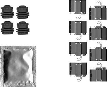 Textar 82558300 - Accessory Kit for disc brake Pads parts5.com