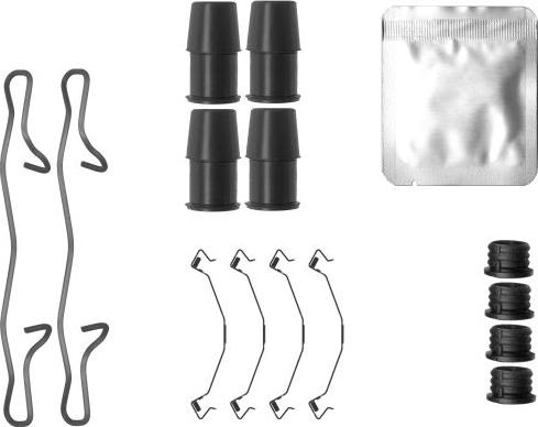 Textar 82560000 - Set accesorii, placute frana parts5.com