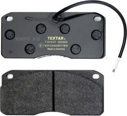 Textar 2903902 - Set placute frana,frana disc parts5.com