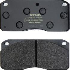 Textar 2930201 - Fren balata seti, diskli fren parts5.com